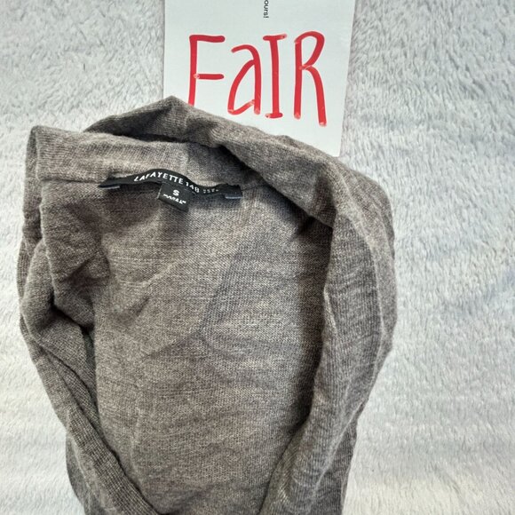 Lafayette 148 New York Womens Shawl Collar Wool Cardigan Sweater Small Gray - Picture 10 of 10